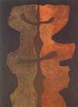 Duo, 1967, vszon, tempera, 80X60cm