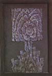 Woman's Portrait in Blue, 1981, slag relief, 69X46cm